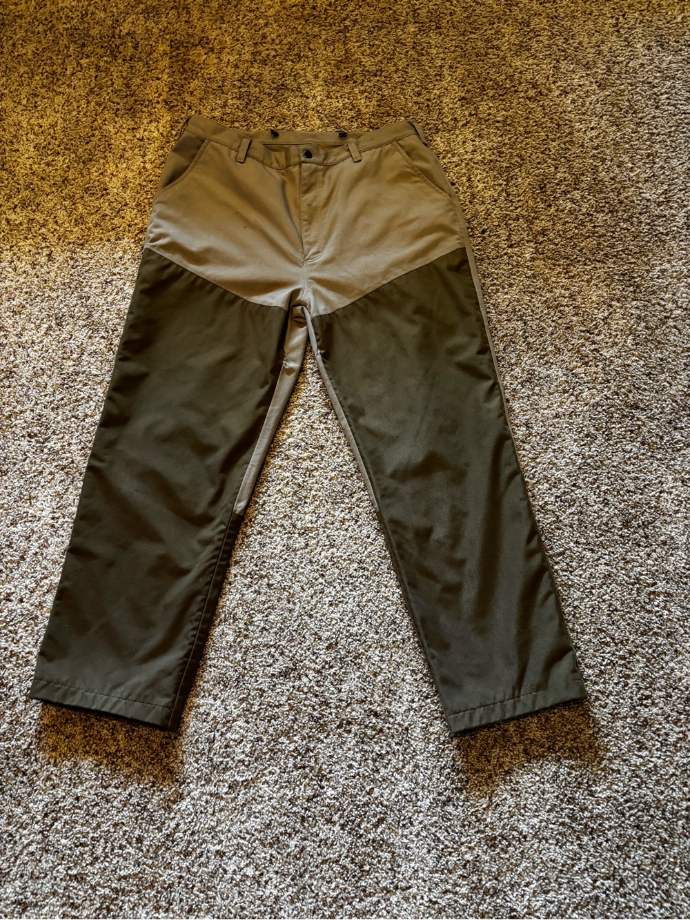 Cabela's Two-Tone pants, brush, rugged